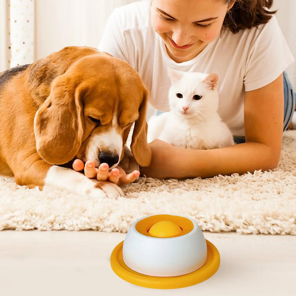 Pet Feeding Accessories Lick & Treat Slow Feeder I Puzzle Toys For Bored Pet I Slow Feeder Puppy Supplies For Healthy Eating Food Crate